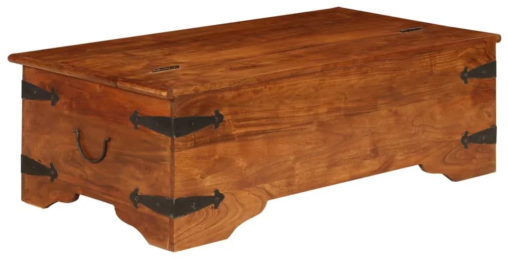 Sonata H Маса за кафе масивно акациево дърво с меден финиш 110x55x35 см