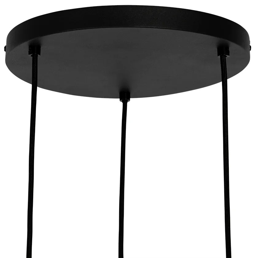 Ориенталски висящ аплик бамбук 3-светлина - Yvonne