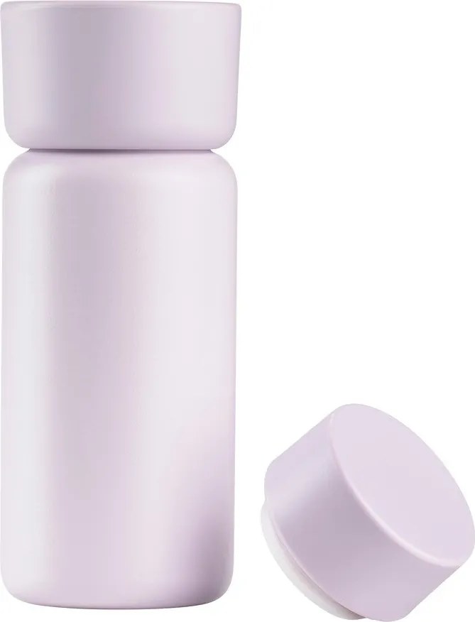 Светлорозова термочаша от неръждаема стомана 400 ml Singles – Zone