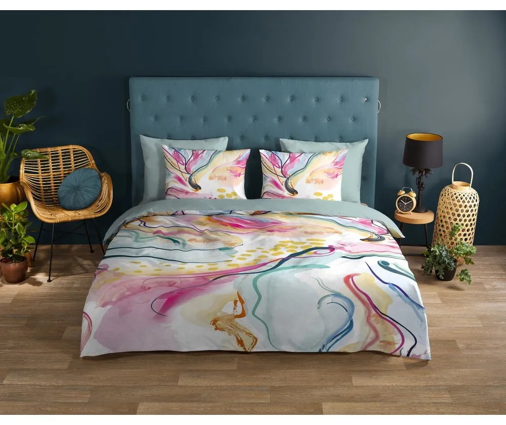 Двойно удължено памучно спално бельо 200x220 cm Magic – Good Morning