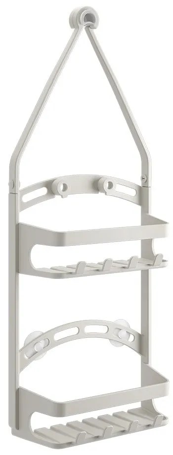 Сив висящ пластмасов рафт за баня – Metaltex