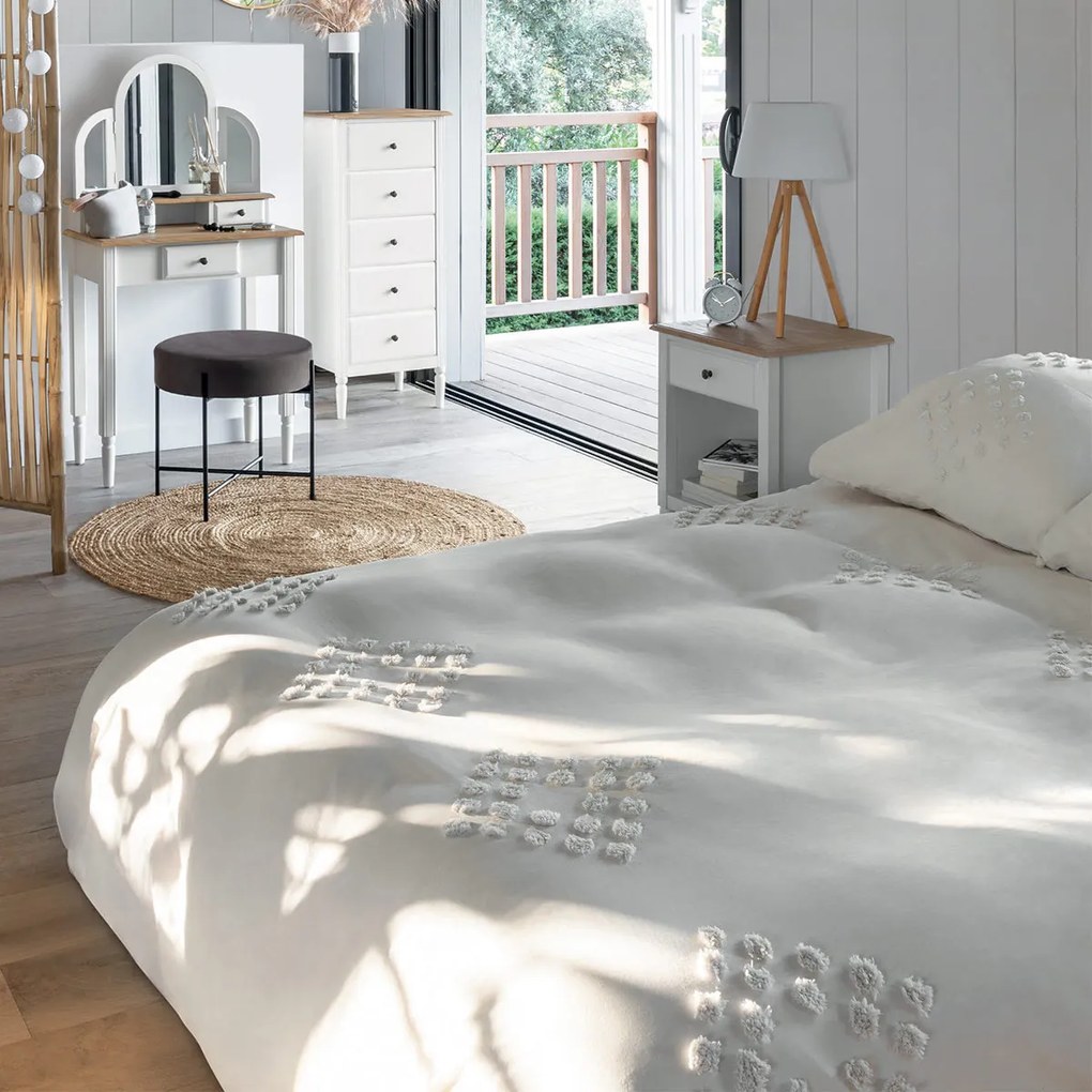 Спален комплект atmosphera Ivory, Релефен памук - 240x260 cm