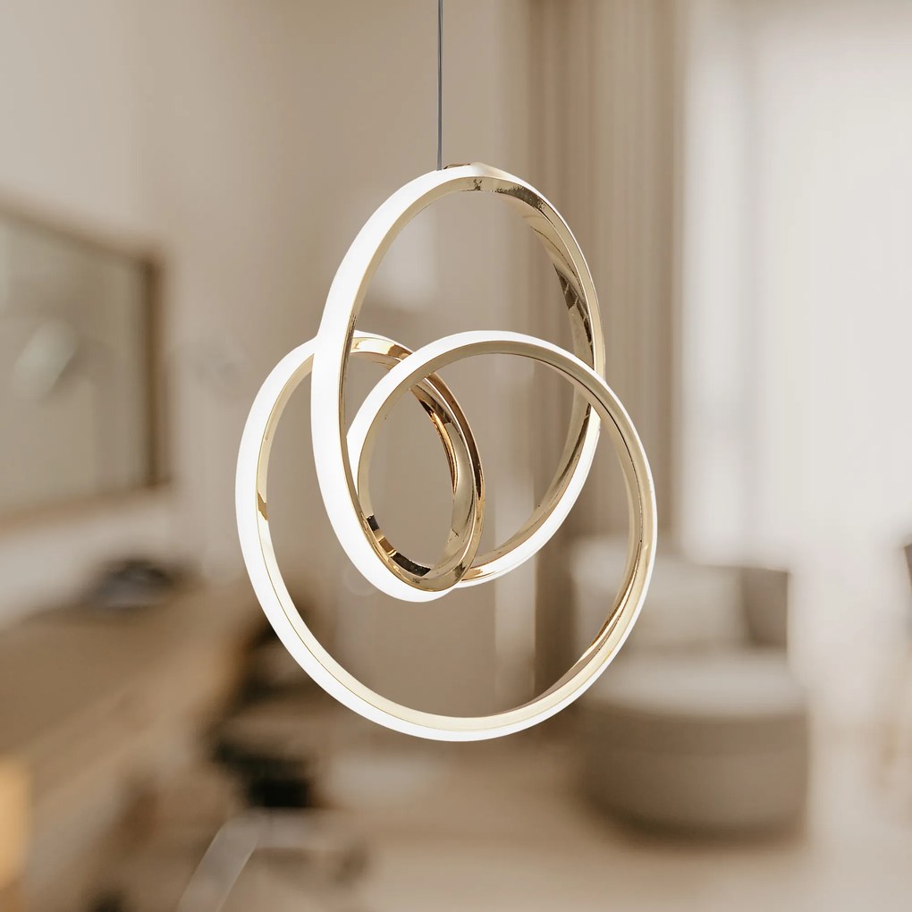 Висяща LED лампа G076-1CP Gold