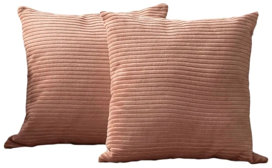 Калъфки за възглавници от рипсено кадифе в комплект от 2 бр. 43x43 cm – Mioli Decor