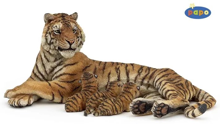Papo - Фигурка Lying Tigress Nursing 50156
