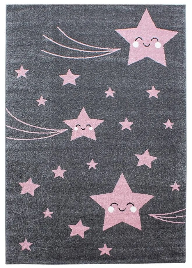 Розово-сив детски килим 120x170 cm Kids – Ayyildiz Carpets