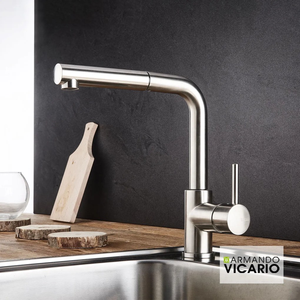 Смесител за кухня Fluo Vicario-Хром