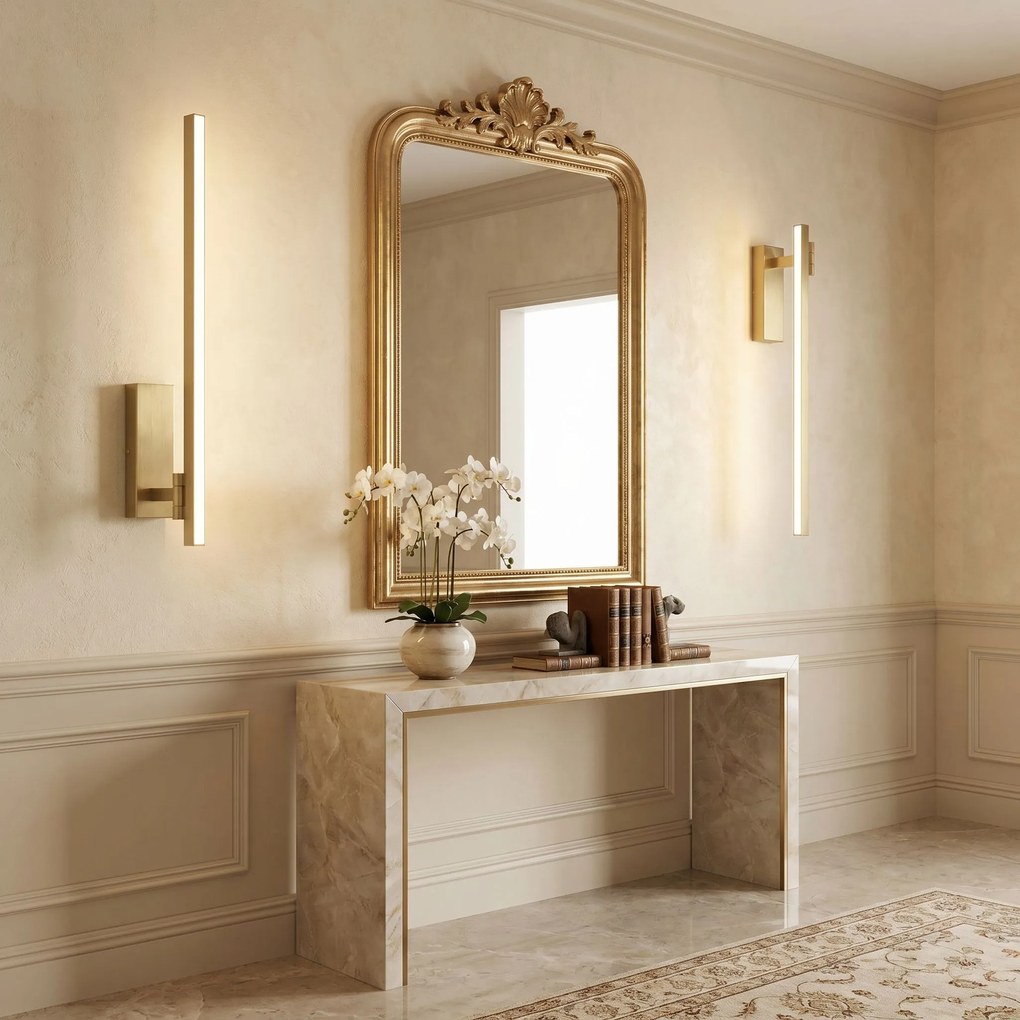 LED аплик за баня SWE032-1W 60cm BRUSH GOLD