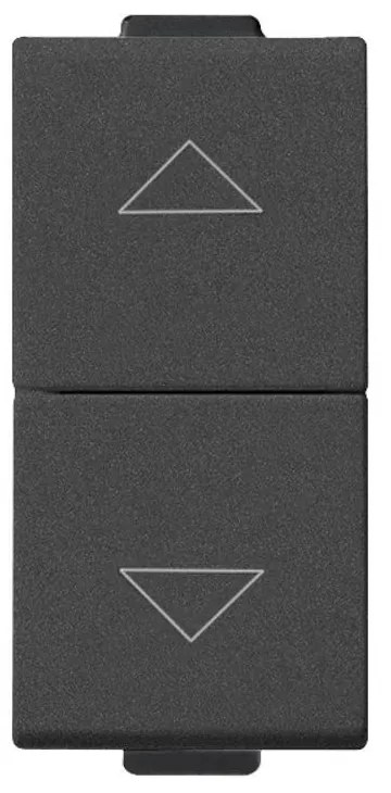 VIMAR 09060.CM Бутон/Ключ за управление на щори 2P 10AX Карбон мат 1M  NEVE UP