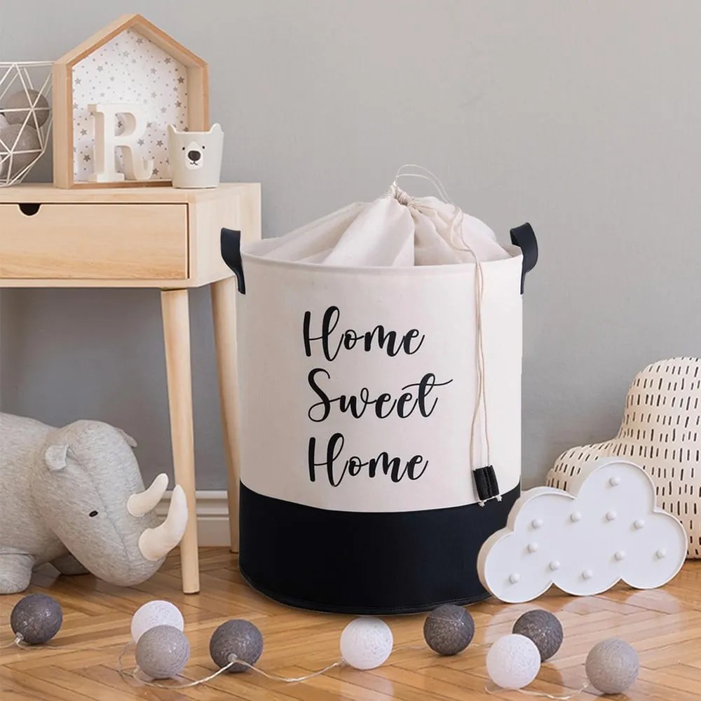 Текстилна кошница за съхранение ø 37x40 cm – Mioli Decor