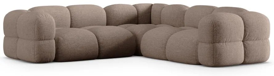 Кафяв ъглов диван Loretto – Cosmopolitan Design