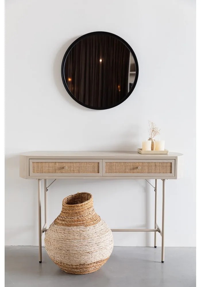 Бежова конзолна маса 40x120 cm Amaya – White Label