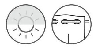 Бяла завеса от воал 140x48 cm Dandelion – Sehlbach