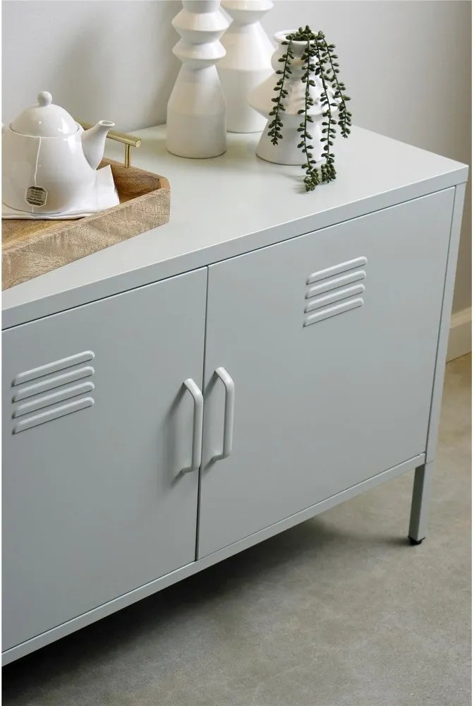 Зелено метално шкафче 100x64x40 cm Mission District – Støraa