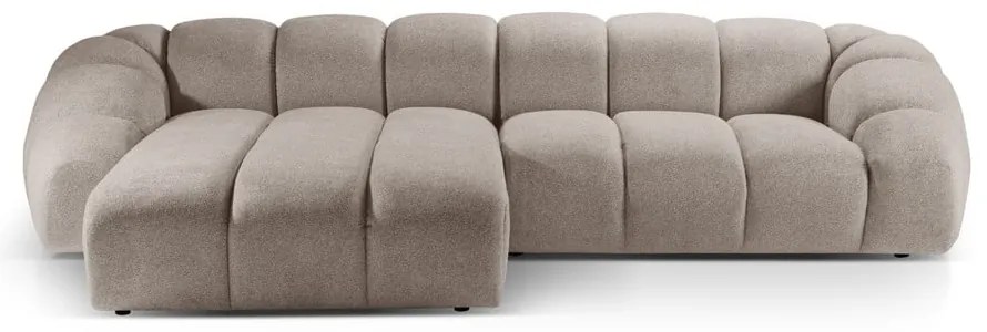 Бежов ъглов диван (ляв ъгъл) Diana – Micadoni