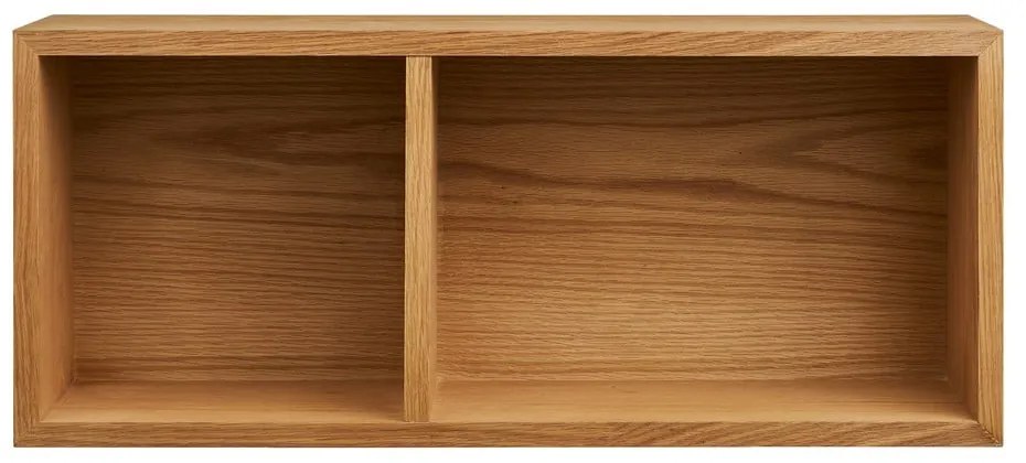 На няколко нива стенен рафт от декор от дъб в естествен цвят 71 cm Oshawa – House Nordic
