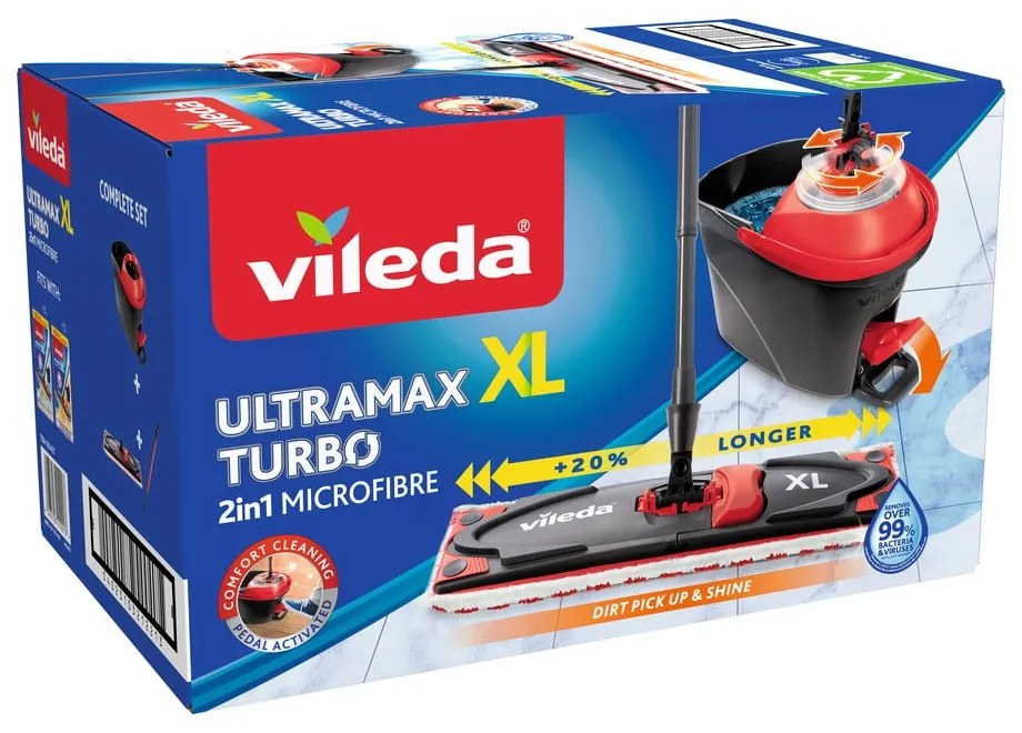 Комплект кофа и моп от микрофибър Ultramax XL turbo 2в1 Ultramax XL Turbo - Vileda