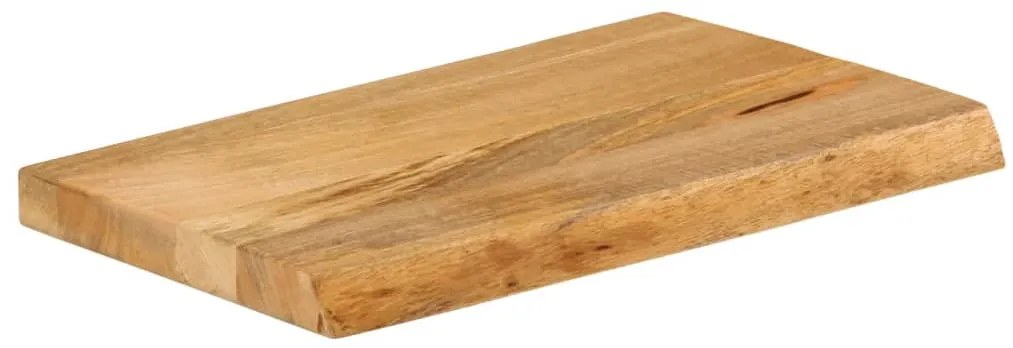 370415 vidaXL Плот за маса, жив ръб, 50x20x2,5 см, масивно дърво манго