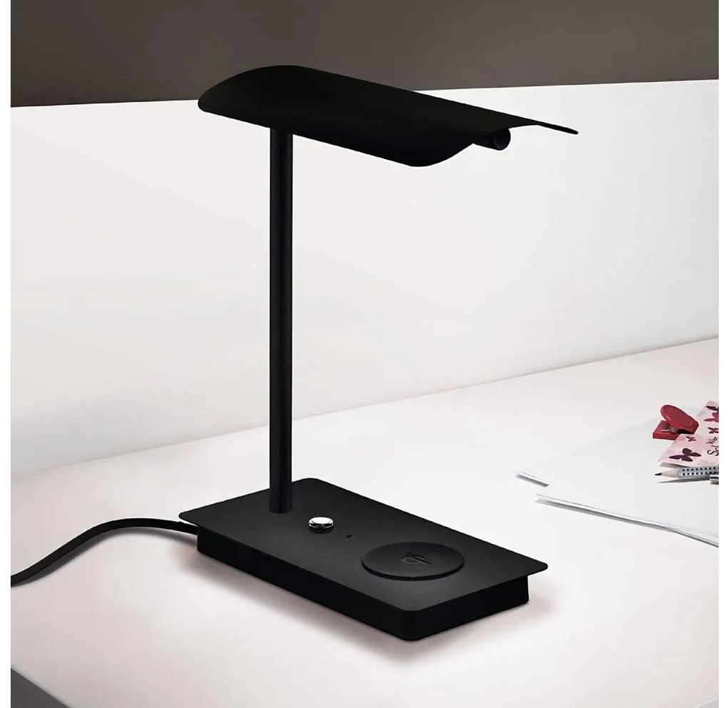 Eglo 99829 - димируема сензорна LED настолна лампа ARENAZA LED/5,8W/230V черна