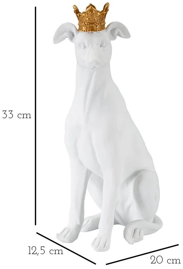 Статуетка от полирезин 33 cm Dog – Mauro Ferretti