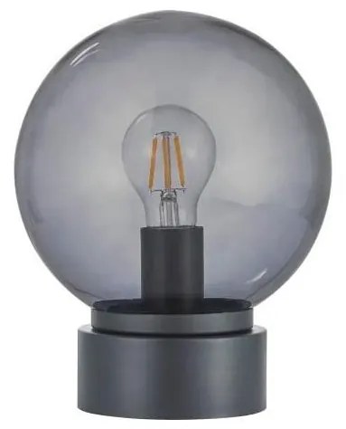 Настолна лампа JIMMY 1xE27/60W/230V антрацит/димчато черно