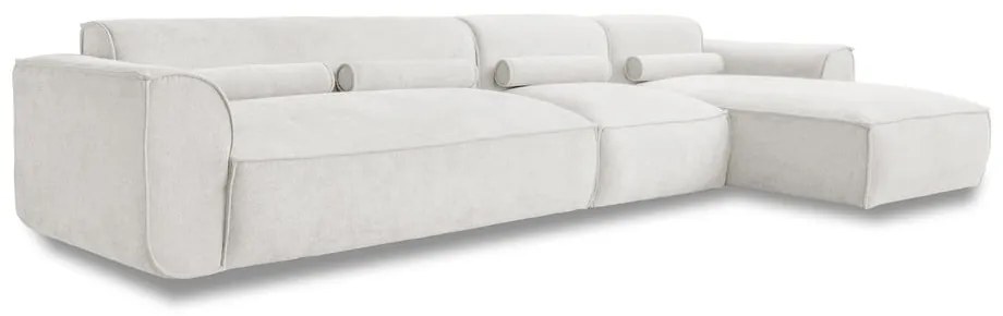 Бял ъглов диван (десен ъгъл) Flex Felix – Miuform