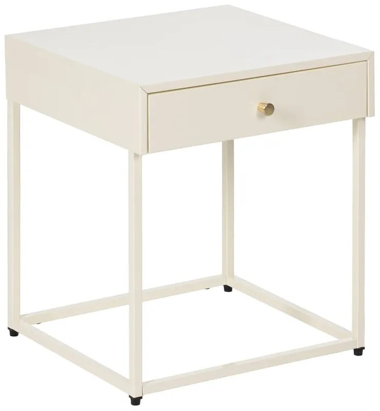 Кремаво нощно шкафче Nara – Ixia