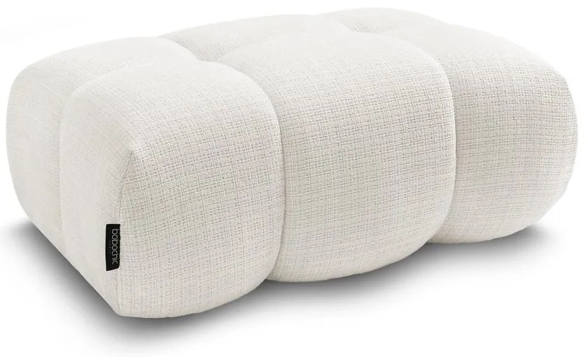 Бяла шенилова табуретка Ivane – Bobochic Paris