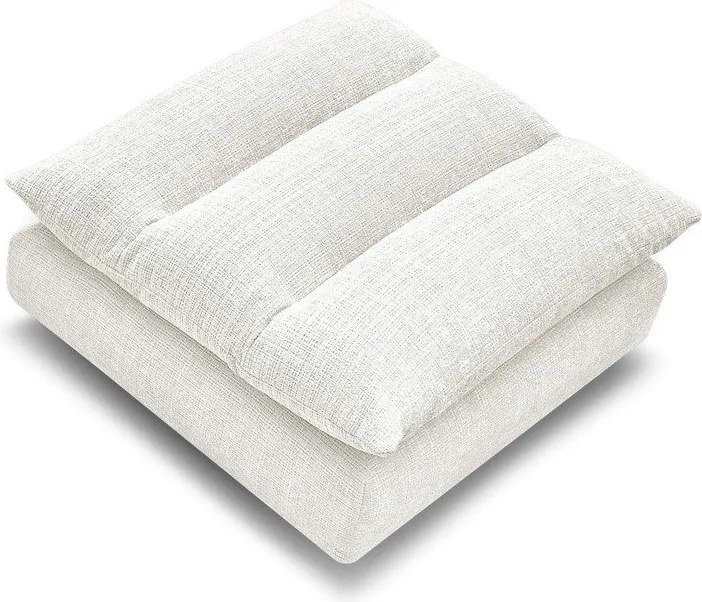 Бяла шенилова табуретка Neil – Bobochic Paris