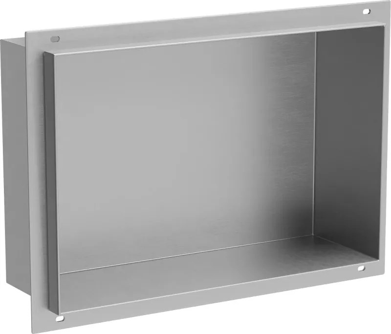 Mexen X-Wall-NR нишева етажерка без фланец 30 x 20 см, инокс - 1911302010
