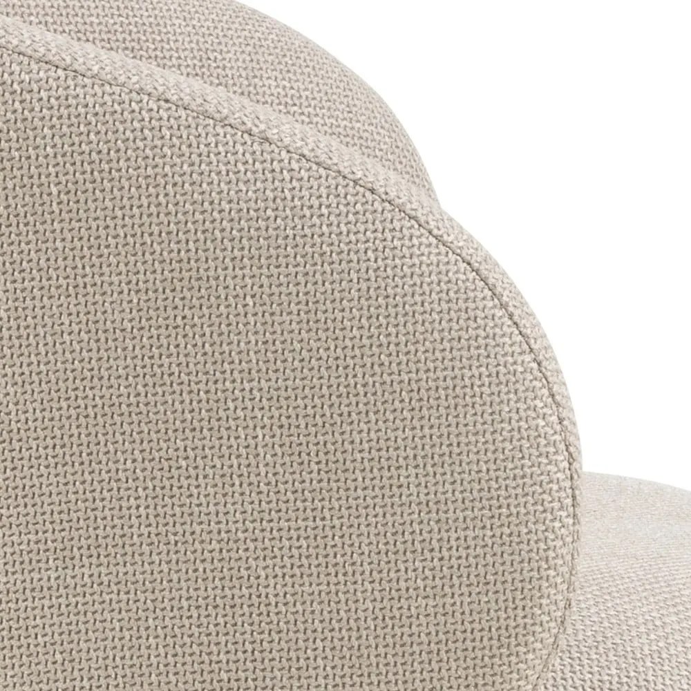 Бежов бар стол с регулируема височина с подлакътници (височина на седалката 86 cm) Eleanor – Actona