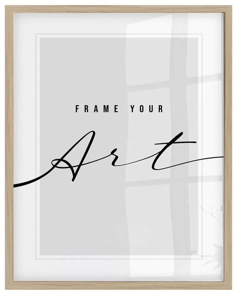 Стояща/висяща рамка в естествен цвят 12x17 cm Beech – knor