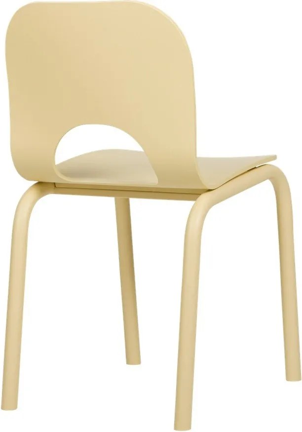 Жълт трапезен стол Atto – noo.ma