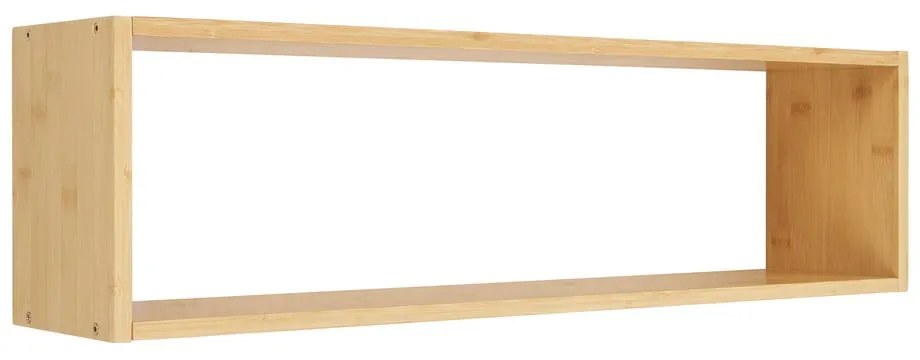 Стенен бамбуков рафт на няколко нива в естествен цвят 70 cm Ember – House Nordic