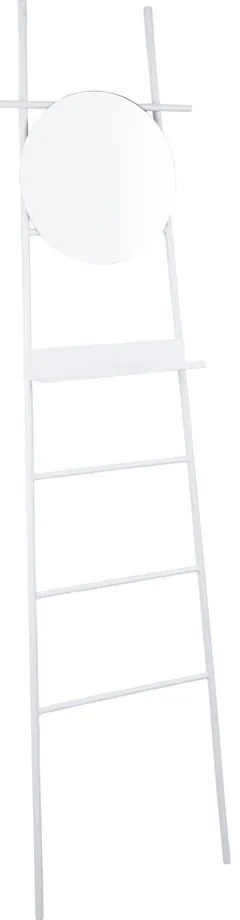 Бяла декоративна стълба с огледало Glint - Leitmotiv