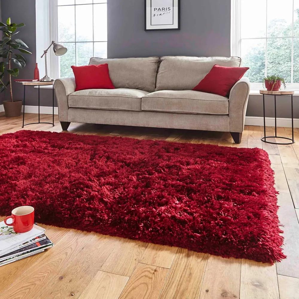 Рубиненочервен килим , 150 x 230 cm Polar - Think Rugs