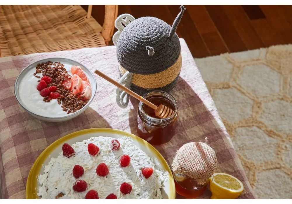 Текстилна детска кошница за играчки ø 15x15 cm Baby Bee – Lorena Canals