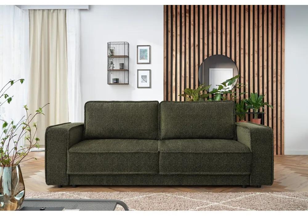 Зелен разтегателен диван Emile - Bobochic Paris