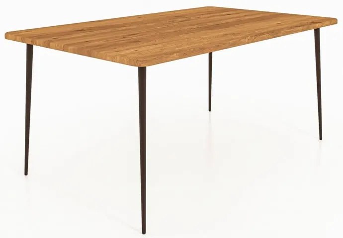Дъбова маса за хранене 160x90 cm Kula - The Beds