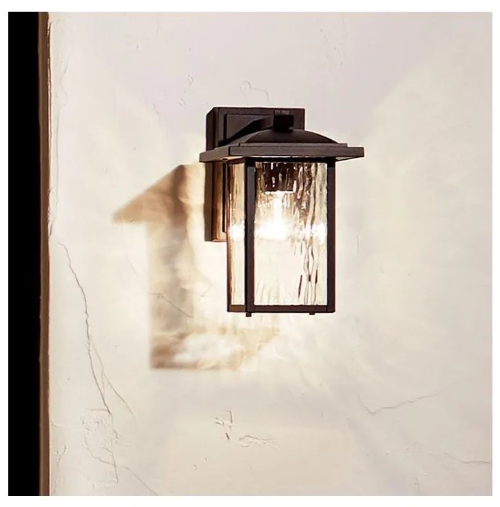 Kichler KL-CAPPANNA-S-BKT - Външно стенно осветително тяло S CAPPANNA 1xE27/60W/230V IP44