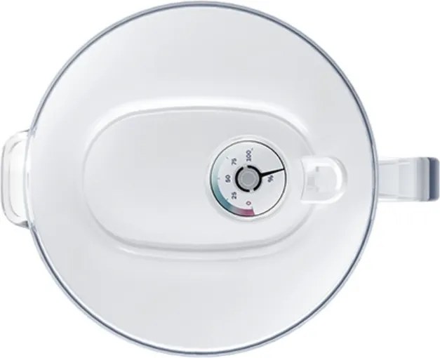 Кана за филтриране на вода Aquaphor Glass 120021, 2.5 л, Стъкло, Брояч, Филтър с магнезий, Бял