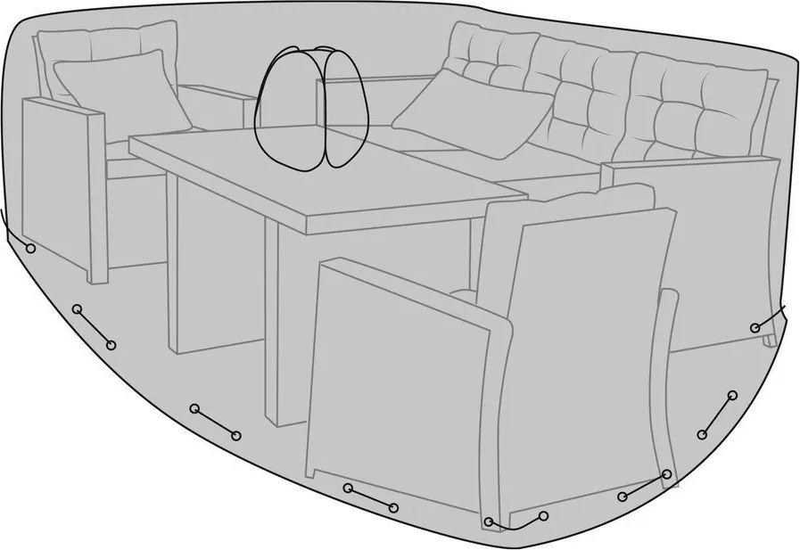 Защитно покривало за градински мебели 210x180x95 cm – House Nordic