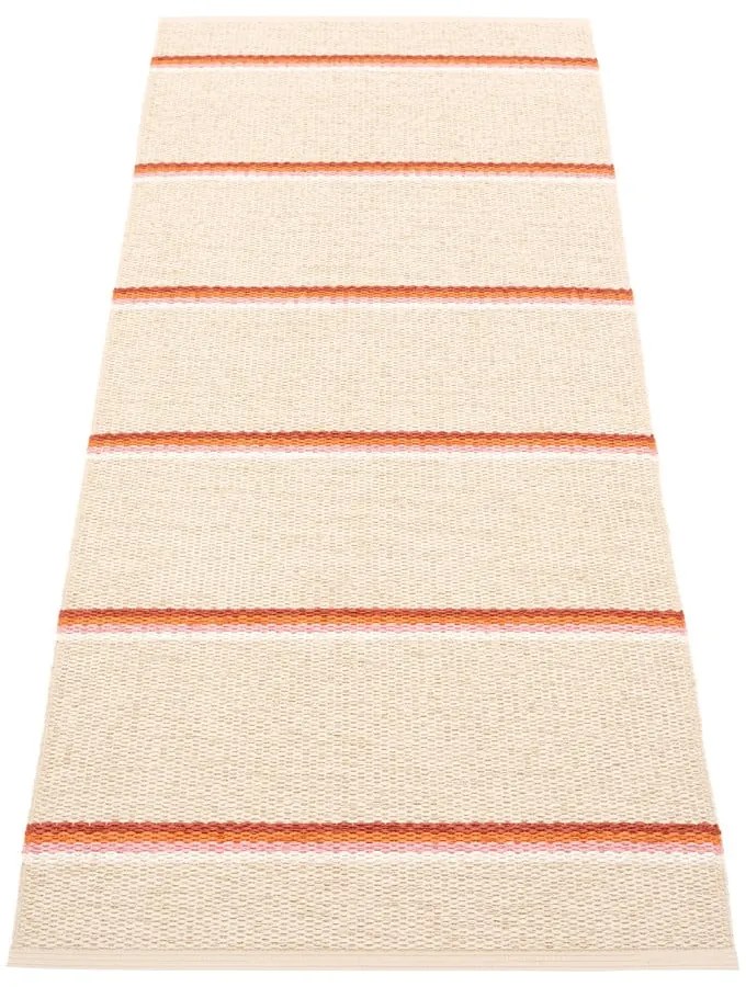 Пътека за открито и закрито в тухлен и кремав цвят 70x180 cm Olle Brick Cream – Pappelina