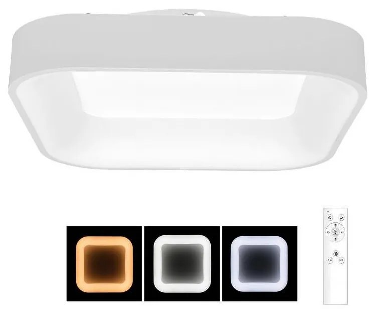 Ecolite WMKL01S-40W - LED Димируем плафон NEST LED/40W/230V 3000-6500K бял