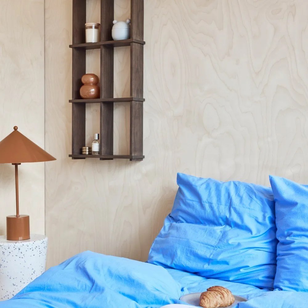 Кафява метална настолна лампа (височина 50 cm) Kasa – OYOY Living Design