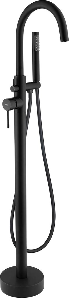 Cмесител-свободно стоящ  Rea Lungo Black