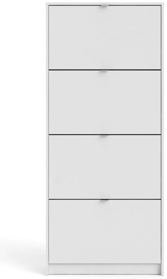 Бяла накланяща се стойка за обувки Shoes – Tvilum