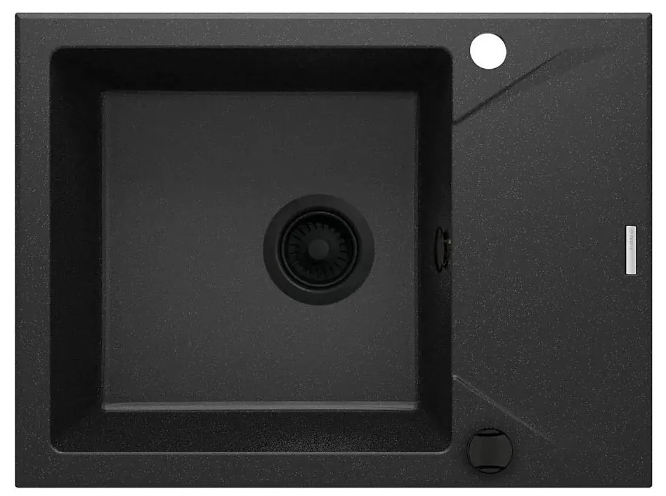 Deante ZQJ_G11A - Кухненска мивка EVORA 59x44 см гранит/металик графитен