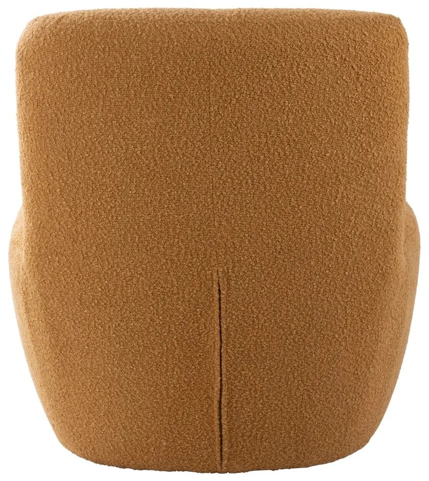 Жълто кресло от плат букле Ada – Leitmotiv