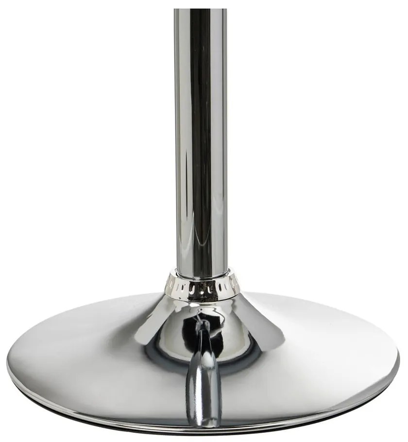 Черни бар столове в комплект от 2 бр. с регулируема височина от имитация на кожа (височина на седалката 93 cm) – Casa Selección